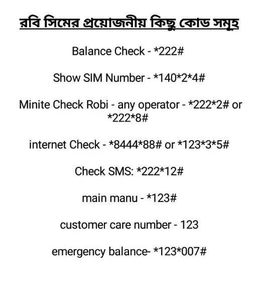 How to Check Robi Balance